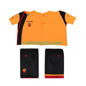 Camisolas de futebol AS Roma Retro Criança Equipamento Principal 2005-2006 Manga Curta